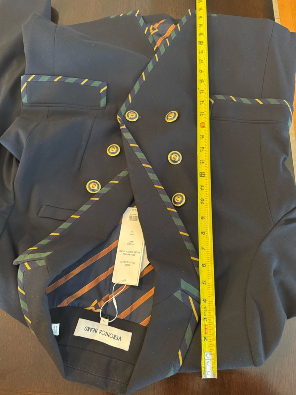 Veronica Beard womens navy Miller Dickey jacket size 16. - Picture 10 of 10